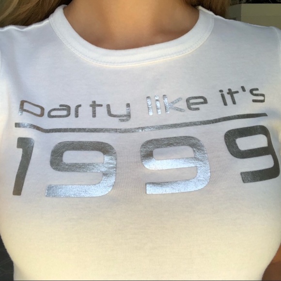 3 for $25 Graphic tee “party like its 1999” - Picture 2 of 3